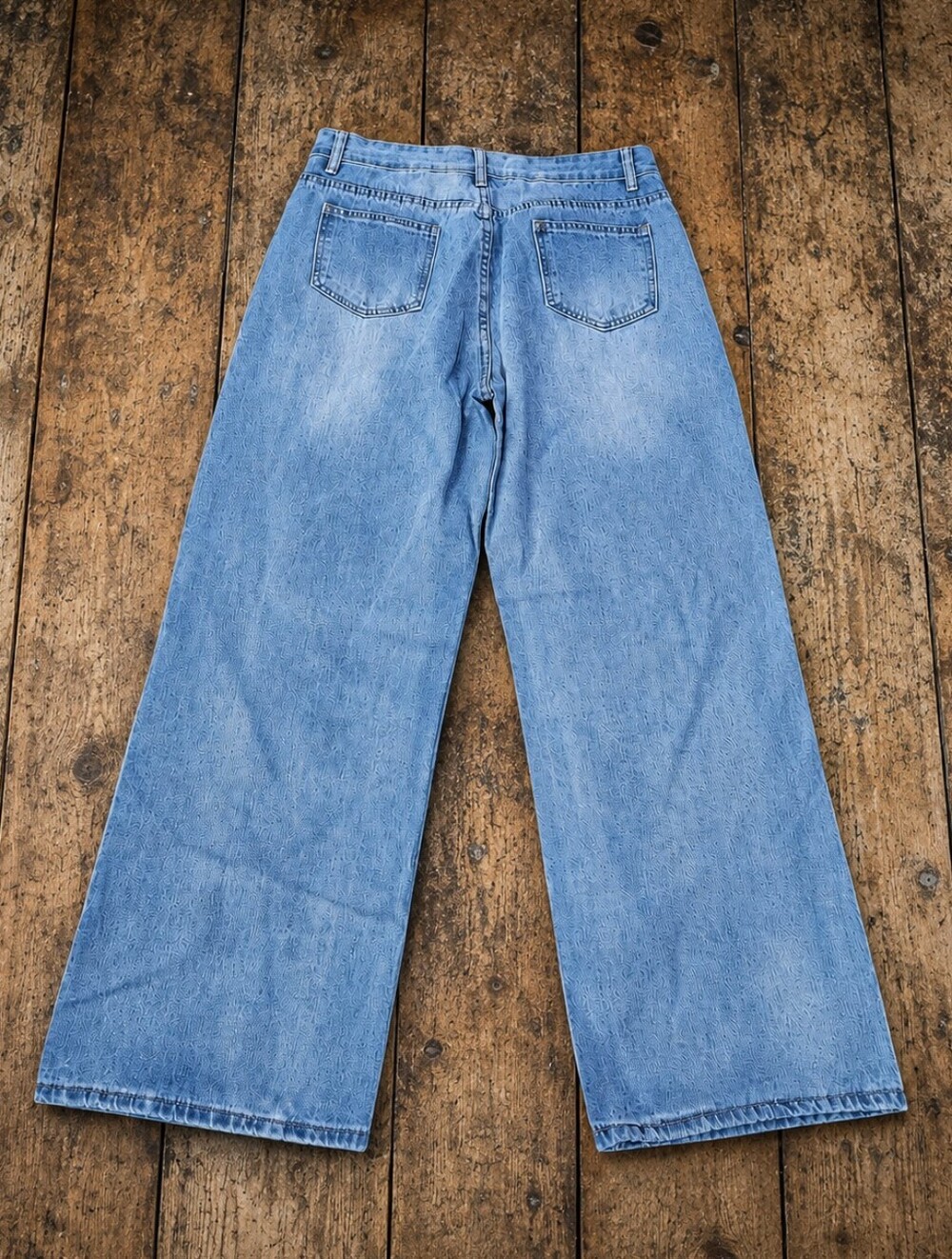 Light Blue Wide-Leg Women’s Jeans